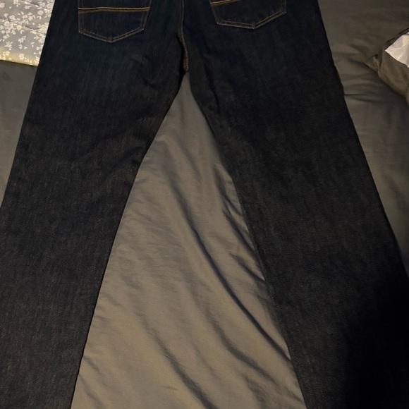 Abercrombie & Fitch Men's Classic Straight Jeans - Dark Blue - Picture 5 of 9